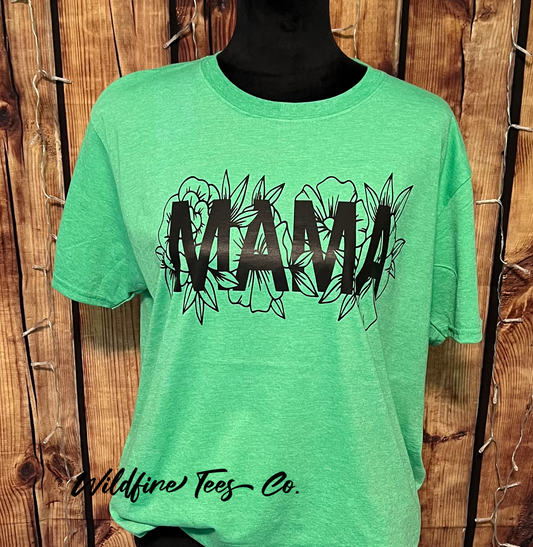 Mama Flower T~Shirt